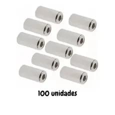 Terminal De Conduite Aço 5mm P/ Bicicleta - 100 Peças  PROMOÇÃO