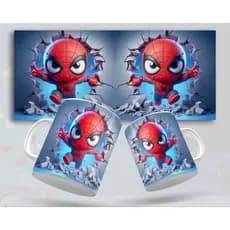 Caneca personalizada homem Aranha arte 3D caneca de porcelana xícara filme Marvel sublimação