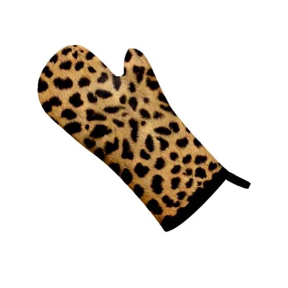 Luva de Cozinha Forno em Neoprene Onça Pintada