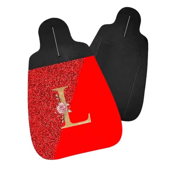 Lixeira de Carro Anti Furto Personalizado com Nome Flores Formas
