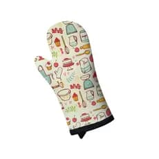 Luva de Cozinha Forno em Neoprene Wallpaper Utensilios Cozinha