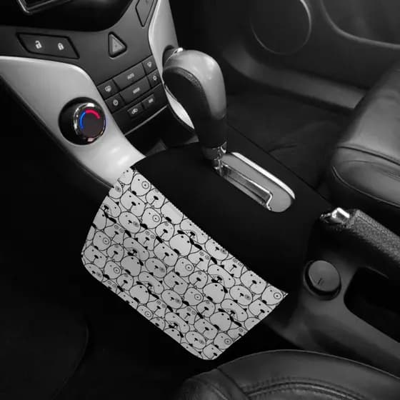 Lixeira de Carro Automatico Duplo Cachorros Diferentes Silhueta