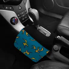 Lixeira de Carro Automatico Duplo Fundo Azul e Brasas
