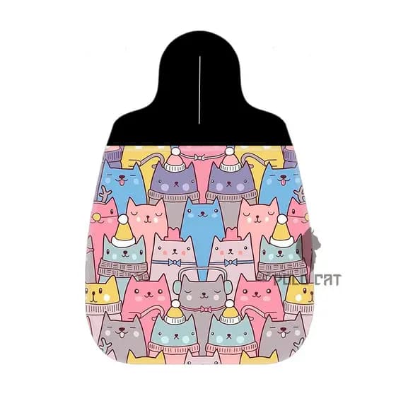 Lixocar para Carro Automovel Limpeza Personalizado Neoprene 2mm Grosso Gatos com Frio