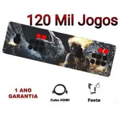 Super Video game Fliperama portatil 120 mil jogos