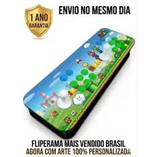 Fliperama e Arcade 22000 ou 66000 jogos 1 ano garantia