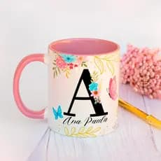 Caneca Personalizada Dia dos professores com Letra, nome, foto e frase, caneca xicara personalizada super premium
