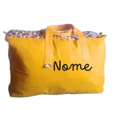 Organizador de brinquedos bolsa personalizada com nome 60x40cm porta brinquedos. Bolsa para travesseiro e matinha