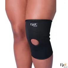Joelheira Neoprene Compressão Reforçada Patela Aberta Ou Lisa Academia Treino Profissional