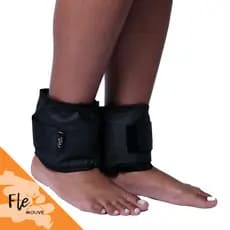 Caneleira Com Peso 500g Par Tornozeleira Peso Treino Exercício Crossfit Fitness Academia Musculação