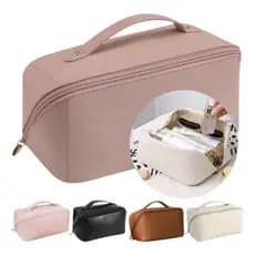 Nécessaire Organizadora Luxo Grande Cosméticos Maquiagem de Viagem Feminino