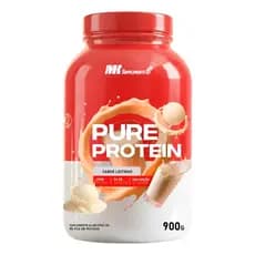Whey Protein Concentrado Pure Protein 900g 21g Proteína Pura MK Supplements Com Colágeno Zero Açúcar