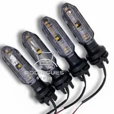 KIT C/ 04 Seta Pisca Led CB 250 Twister Xre Titan Fan Kit Completo COD-0339 Envio Imediato