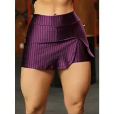 Short Saia Fenda 3D Poliamida