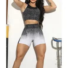 Bermuda  Tule Jacquard Degradê (TOP academia, fitness, Streetwear