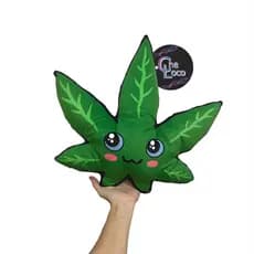 Almofada 3D simulação folha erva