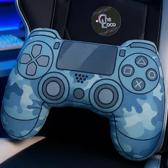 Almofada 3D controle Joystick videogame para gamers menino e menina