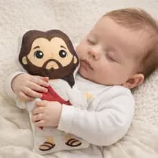Naninha Jesus de braços abertos para bebês, crianças e pets