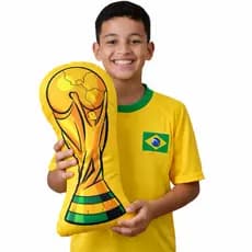Almofadas 3D copa do mundo 2026 Brasil decoração do Brasil vários modelos