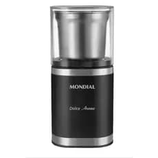 Moedor de Café Mondial Dolce Arome MCF-01-BI 180W 220V  Preto/Inox