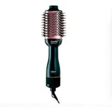 Escova Secadora Quanta Style&Glamour 1300W - 2 em 1 Bivolt - Preto e Rose