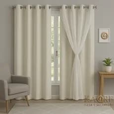 Cortina Blackout com Voil 2,80 X 2,30m para Quarto, Sala Revenda