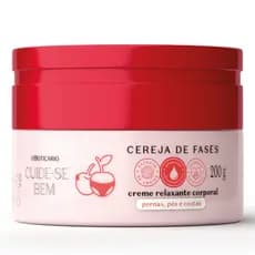Creme Relaxante Corporal Cereja de Fases Oboticario Lançamento