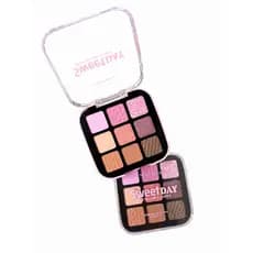Paleta de Sombras Sweet Day Rosa  9 cores