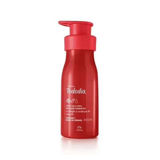 Hidratante Corporal Morango e Baunilha Dourada - Natura