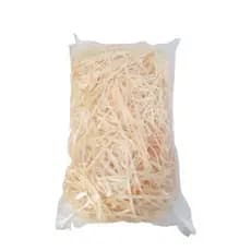 kit Com 2 Unidades Palha Madeira Fina Artesanato Cesta de Páscoa Decoração Pacote 30 gramas