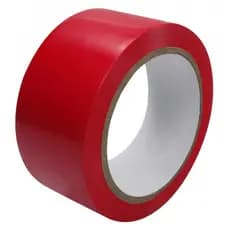 FITA ADESIVA VERMELHA PARA DEMARCAÇÃO SOLO 48 MM X 30 METROS