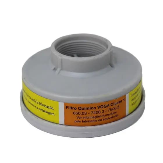 1 Filtro Cartucho VOGA (vapores organicos e gases acidos) PLASTCOR