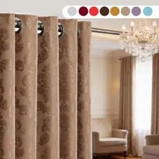 Cortina Jacquard Luxo Sala e Quarto 3,00x2,70m Elegante Oferta Sofisticada Decoração Oferta