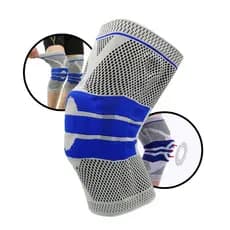 Joelheira De Compressão 3D Flexível Articulada Ortopedica Esportiva Silicone Estabiliza Patelar