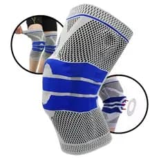 Joelheira Compressão Flexivel 3D Ortopedica Esportiva Haste Flexivel 3D e Anel Treino Alívio Dor Joelho original