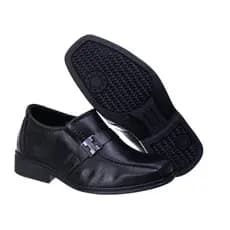 Sapato Formal Social Masculino Infantil Couro do 21 ao 36
