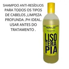 Shampoo Anti Resíduos Purificador Pré Progressiva Lisoterapia 500Ml