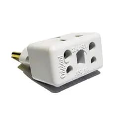 Adaptador de Tomadas Bob Esponja Original 10A/20A Para Plug Grosso Ou Fino