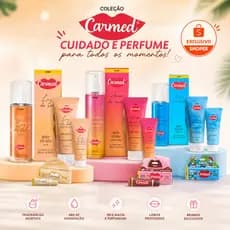 Kit Carmed  Coleção Completa Body Splash + Hidratante Corporal + Hidratante Mãos + Hidratante Labial + Sacola Grátis