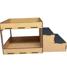 CAMA BELICHE M PARA PET GATO E CACHORRO EM MDF 6mm
