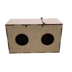 Casinha ninho em mdf 3mm para calopsita