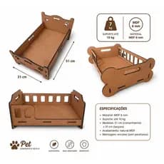 Caminha pet no mdf 6mm