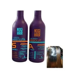 kit Progressiva Profissional Alisamento sem formol efeito liso perfeito cabelo feminino masculino salão Relaxamento friz