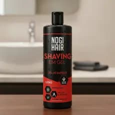 Shaving Gel Masculino Refrescante Mentolado 1kg | Gel de Barbear Profissional Para Barbearia Fácil Aplicação