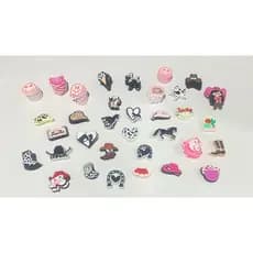 2 a 12 Pins/Bottons Emborrachados Para Babuche - Tema Cowtryn