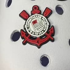 1 Pin/Bottons enfeites de Calçados Para Babuche Times - Corinthians