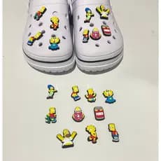 Kit 3 a 9 Pins Emborrachados para Babuche - Personagens de Desenhos Animados