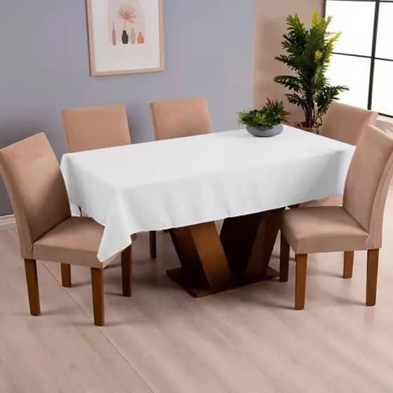 Toalha De Mesa Retangular 6 Lugares 2,20 X 1,40