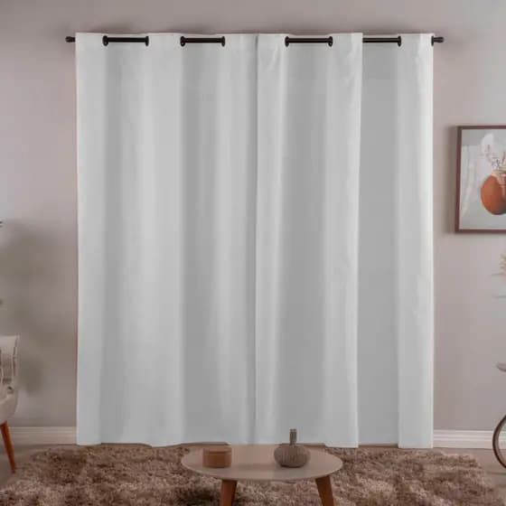 Cortina Roma com Ilhós - 4,00 x 2,20 Branco