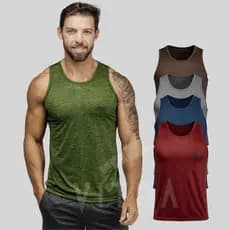 Camiseta Regata Masculina Adulto Camisa Esportiva Academia sem manga